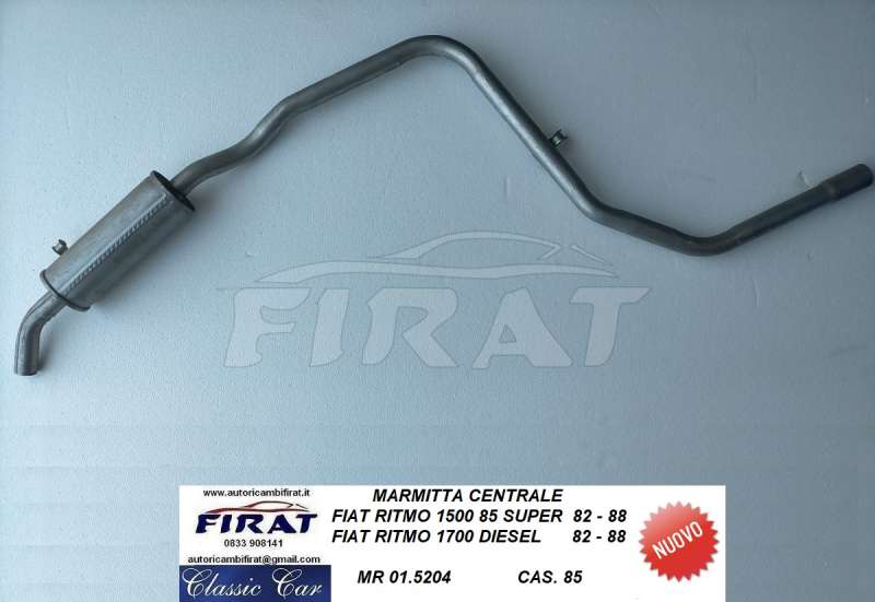 MARMITTA FIAT RITMO 1500/1700 D CENTR. (01.5204)